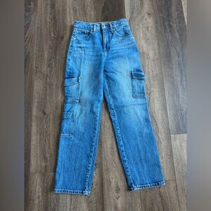 Express Jeans.  Cargo style. Women’s size 0R. Great used condition!